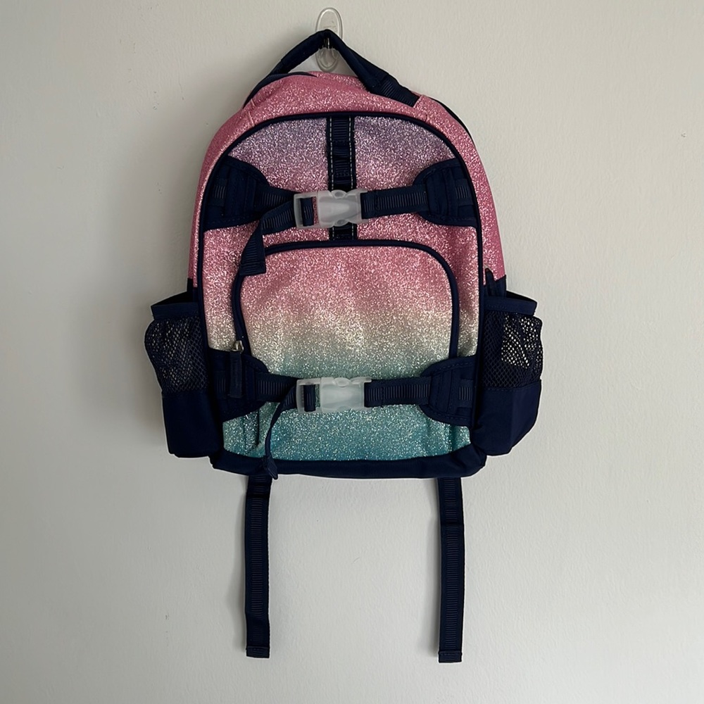 Pottery Barn Kids Rainbow Glitter Backpack